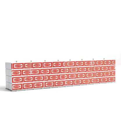 Walthers SceneMaster (3121) | Wrapped Lumber Load for WalthersProto CC&F Bulkhead Flatcar | Canadian Forest Products |  HO Scale