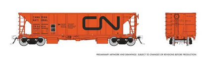 Rapido NSC Ballast Hopper - Canadian National Branchline #90260 - HO Scale