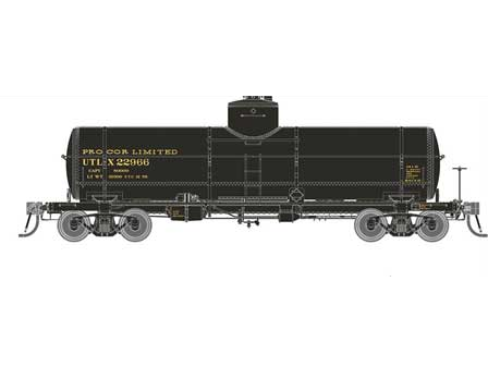 Rapido Union Tank Line X-3 8,000 Gallon Tank Car - Procor Ltd UTLX - HO Scale