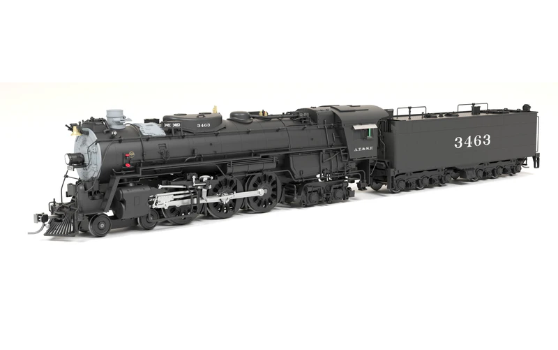 Broadway Limited Imports ATSF 3460 Class 4-6-4 - "Super Hudson" - #3465 - As-Delivered - Paragon4 Sound/DC/DCC - Smoke - HO Scale