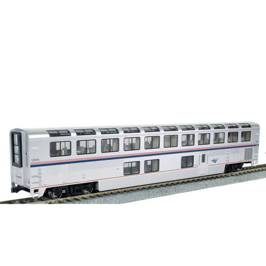 Kato (35-6066) | Amtrak Superliner I, Lounge Phase VI | Amtrak #33003 | HO Scale