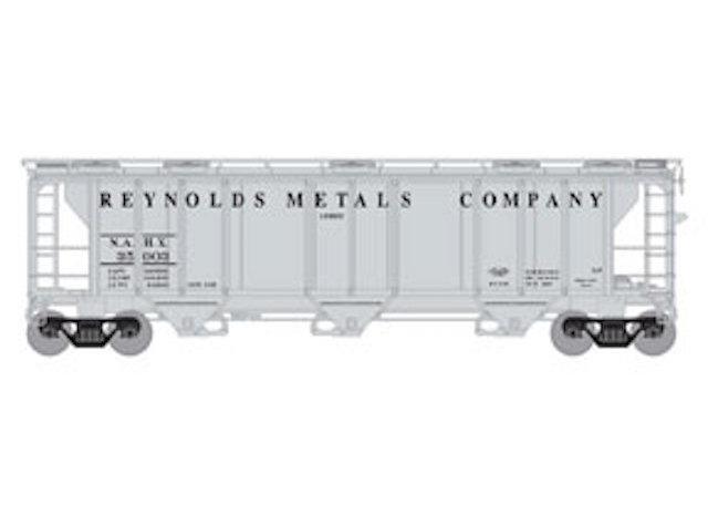 Athearn PS 2893 Covered Hopper - Reynolds Metals #35003 - N Scale (NOS)