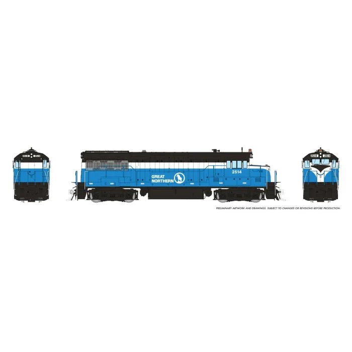 Rapido GE U25B Low Hood (35577) | Great Northern #2514 | DC/DCC/Sound | HO Scale