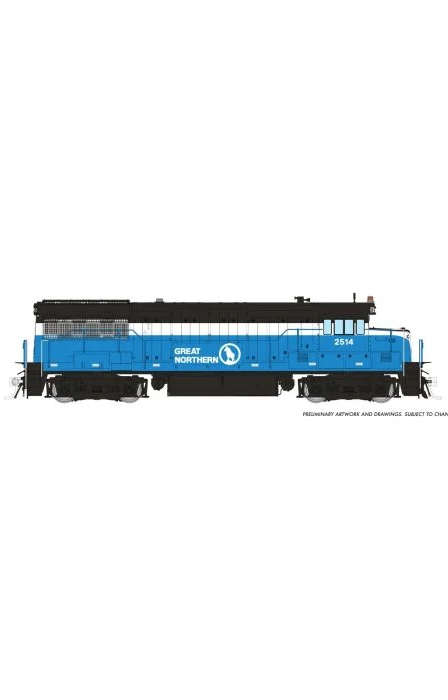Rapido GE U25B Low Hood (35577) | Great Northern #2514 | DC/DCC/Sound | HO Scale