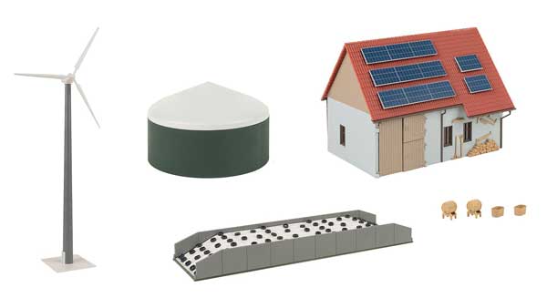 Faller Gmbh (272-190037) | Sustainable Agriculture Set (Kit) | HO Scale