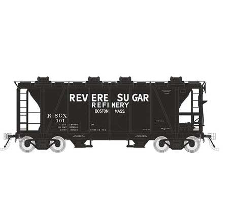 Rapido Enterprise 2-Bay Covered Hopper | Revere Sugar # 101 | HO Scale