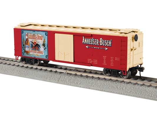 Lionel • 2654370 | 40' Steel Flat-End Plug-Door Reefer/Boxcar | Anheuser-Busch Vintage | HO Scale [PRE-ORDER]