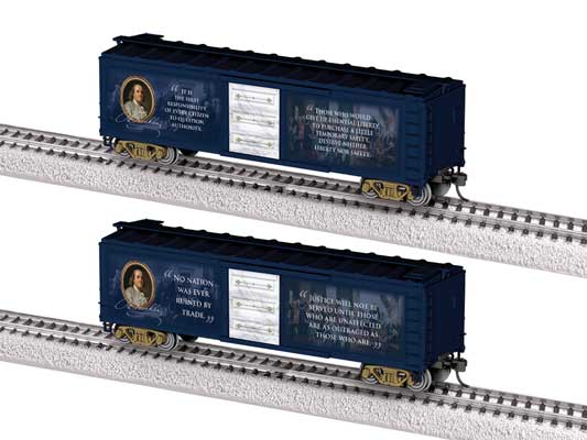 Lionel • 2664130 | 40' Steel Flat-End Boxcar | Ben Franklin | HO Scale [PRE-ORDER]