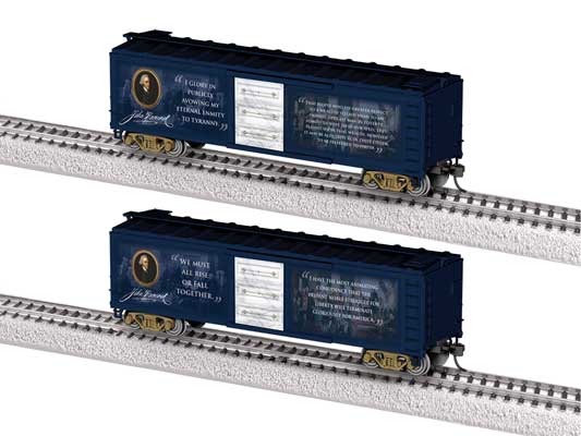 Lionel • 2664150 | 40' Steel Flat-End Boxcar | John Hancock | HO Scale [PRE-ORDER]