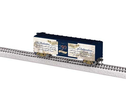 Lionel • 2664120 | 40' Steel Flat-End Boxcar | Declaration of Independence | HO Scale [PRE-ORDER]