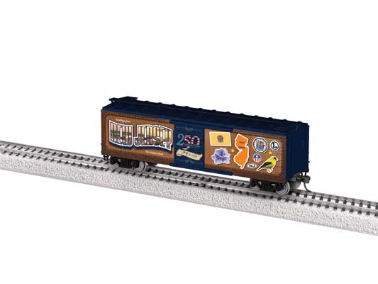 Lionel • 2664180 | 40' Steel Flat-End Boxcar | New Jersey | 50 State Series | HO Scale [PRE-ORDER]