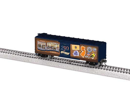 Lionel • 2664180 | 40' Steel Flat-End Boxcar | New Jersey | 50 State Series | HO Scale [PRE-ORDER]