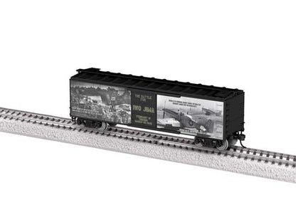 Lionel • 2564010 | 40' Steel Flat-End Boxcar | WWI II Iwo Jima 80th Anniversary | HO Scale [PRE-ORDER]