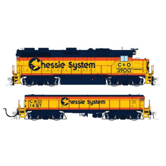 Rapido (39522) | EMD GP39 Locomotive and SWMT Slug | CSX C&O Sublettering #3916 + #142T | DC/DCC/Sound | HO Scale [PRE-ORDER]