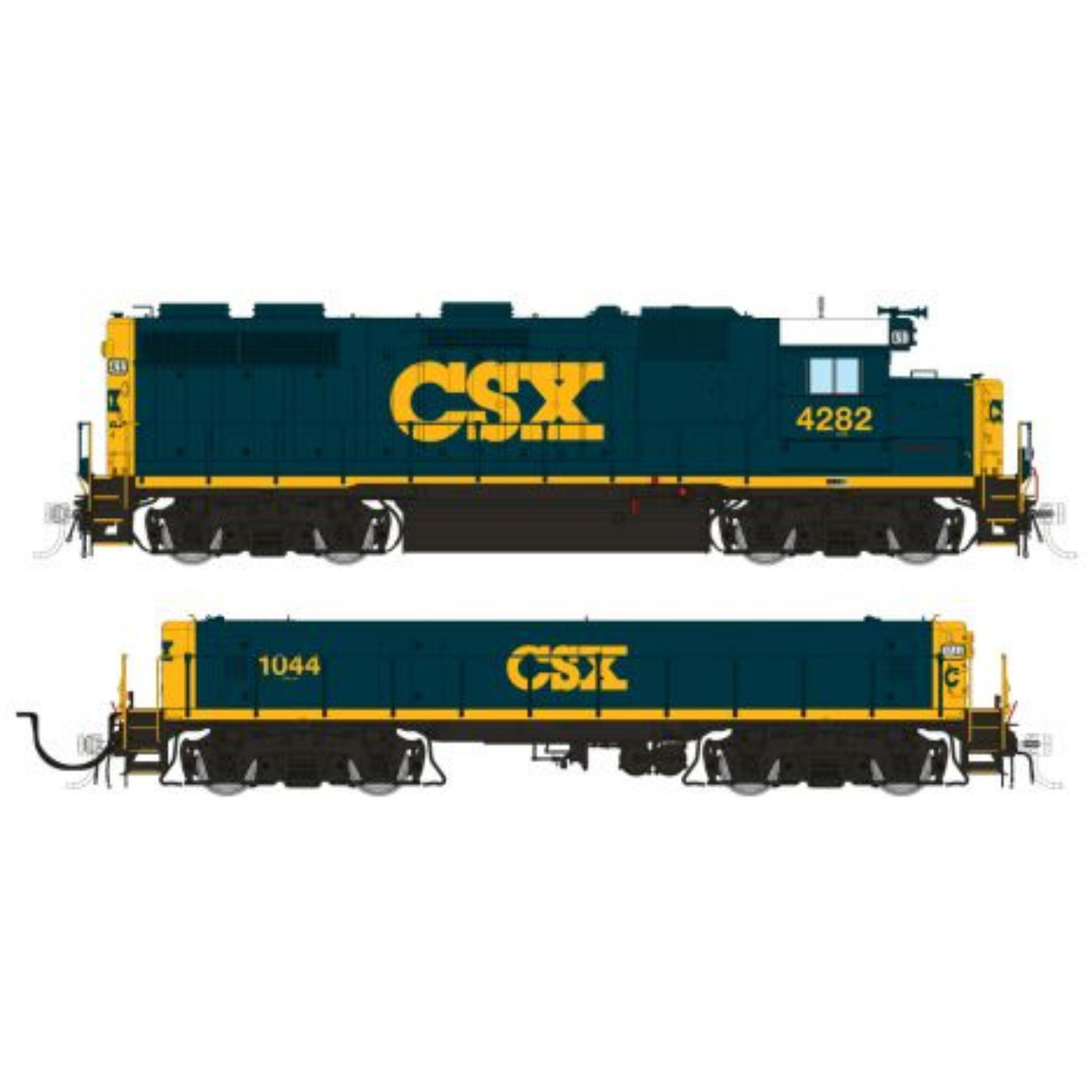 Rapido (39032) | EMD GP39 Locomotive and SWMT Slug | CSX #4282 + #1044 | YN3 | DC/Silent | HO Scale [PRE-ORDER]
