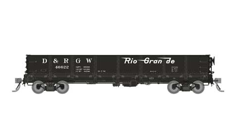 Rapido (163013-2) NP 40' Drop-Bottom Gondola Denver & Rio Grande Western #46831 HO Scale
