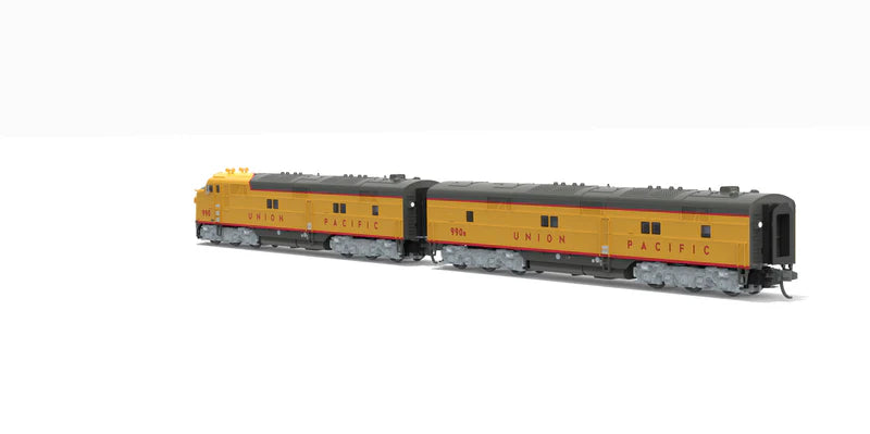 Broadway Limited Imports (10236) | EMD E7 A/B Set | UP #990 / 990B | 1960s Appearance | Paragon4 Sound/DC/DCC (A Unit Only, B Unit Unpowered) | N Scale [PRE-ORDER]
