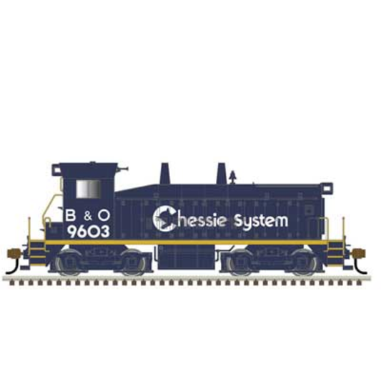 Atlas Master(R) Gold (40006402) • EMD SW9/1200 • Chessie System B&O #9603 • DCC & Sound • N Scale (Pre-Order)