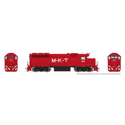 Rapido EMD GP40 (40555) | MKT #182 | Red Scheme | DC/DCC/Sound | HO Scale
