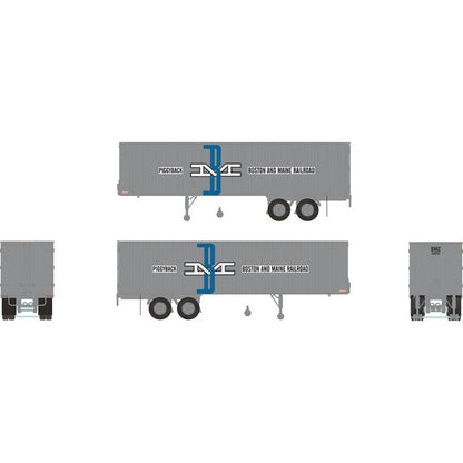 Rapido 35' Fruehauf Integral-Post Volume Van (403001) | Boston & Maine #10252 | HO Scale