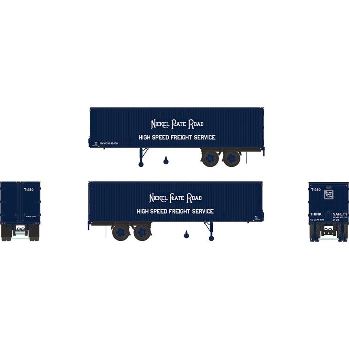 Rapido 35' Fruehauf Integral-Post Volume Van (403010) | Nickel Plate Road #T-250 | HO Scale