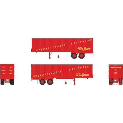 Rapido 35' Fruehauf Integral-Post Volume Van (403013) | Pennsylvania Railroad #35 | Truc Train | HO Scale