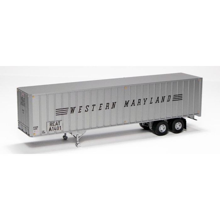Rapido 40' Fruehauf Exterior Post Volume Van (403034) | Western Maryland A1400 | HO Scale