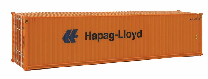 Walthers SceneMaster, 40' Hi Cube Corrugated Side Container, Hapag Lloyd, Assembled, HO Scale