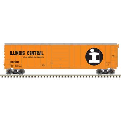 Atlas Master(R) Postwar 50' Double-Door Boxcar - Illinois Central #523396 - HO Scale