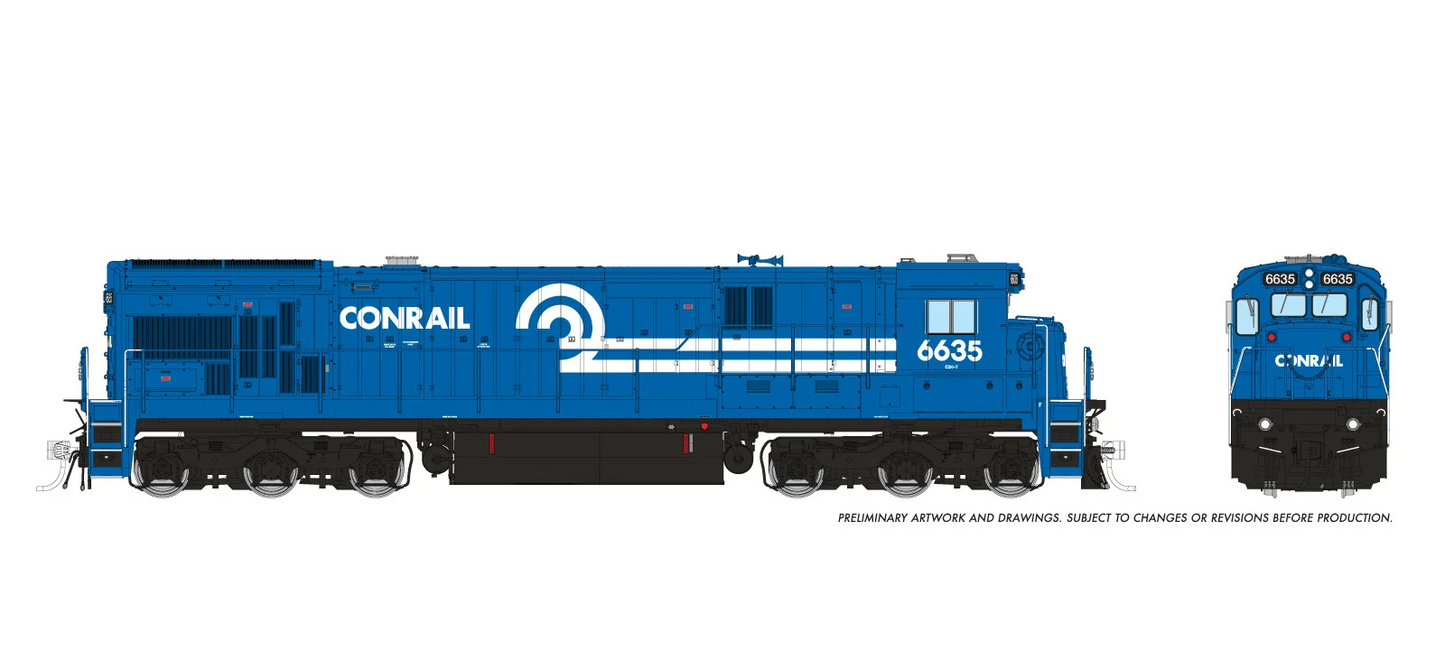 Rapido C36-7 - Conrail #6621 - Sound - DC/DCC - HO Scale