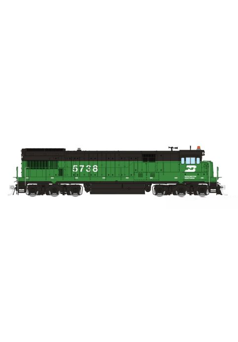 Rapido GE U33C (43501) | Burlington Northern #5738 | DC/DCC/Sound | HO Scale [PRE-ORDER]