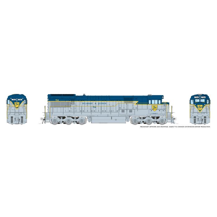 Rapido GE U33C (43505) | Delaware & Hudson #759 "Lightning Stripe" | DC/DCC/Soumd | HO Scale [PRE-ORDER]