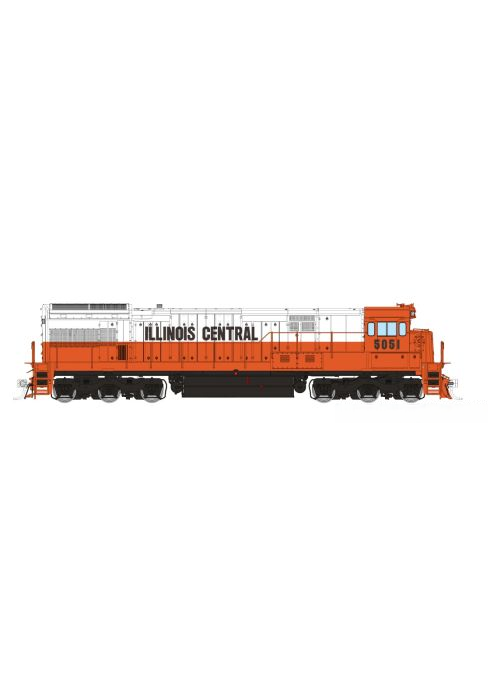 Rapido GE U33C w/ Faring (43012) | Illinois Central #5058 | DC/Silent | HO Scale [PRE-ORDER]