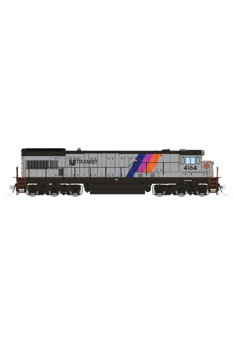Rapido GE U34CH (43616) | New Jersey Transit #4158 "Disco Stripe" | DC/DCC/Sound | HO Scale [PRE-ORDER]