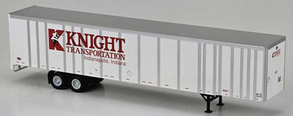 Bowser (43292) | 53' Platewall Highway Trailer | Assembled | Knight Transportation #8021 | HO Scale