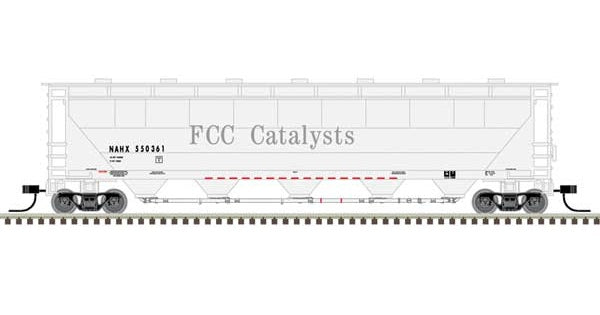 Atlas Trinity PD5000 Covered Hopper | FCC Catalysts NAHX #550351 | N Scale