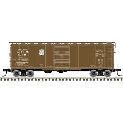 Atlas Master(R) 1932 ARA 40' Steel Boxcar - Nacionales de Mexico #60854 - HO Scale