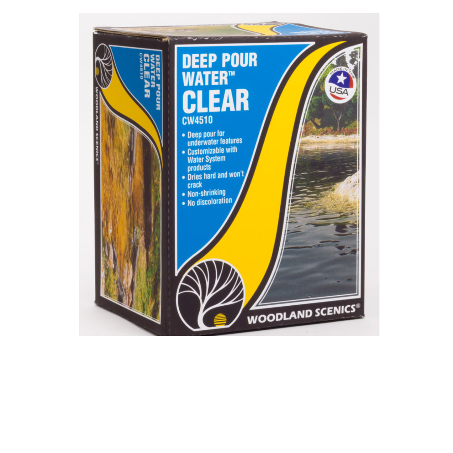 Woodland Scenics (4510) • Deep Pour Water(TM) • Water System • Clear • 12 oz • All Scales