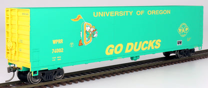 InterMountain (4521005) | FMC Welded Side Woodchip Gondola | University of Oregon Ducks #74002 | HO Scale
