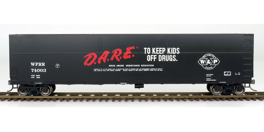 InterMountain FMC Welded Side Woodchip Gondola (4521006-01) | D.A.R.E. Car Willamette & Pacific #74003 | HO Scale