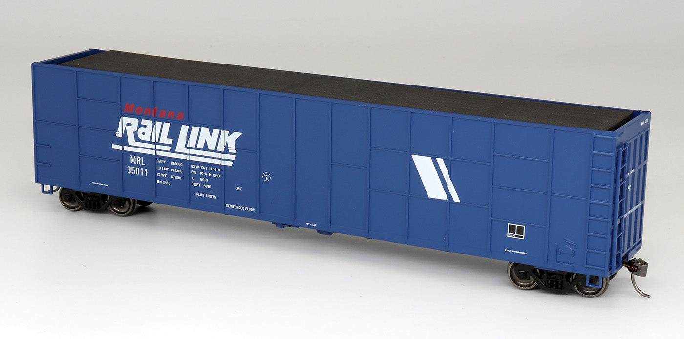 InterMountain FMC Exterior Post Woodchip Gondola (4523004-06) | Montana Rail Link #35157 | Original | HO Scale