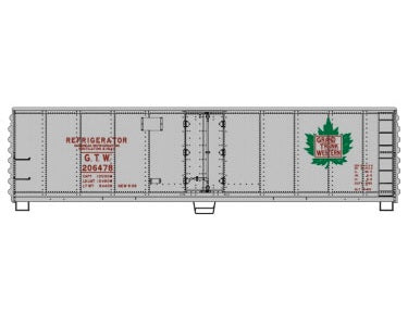 Accurail 40' Steel Reefer w/ Hinged Door | Kit | Grand Trunk Western #206478 | HO Scale