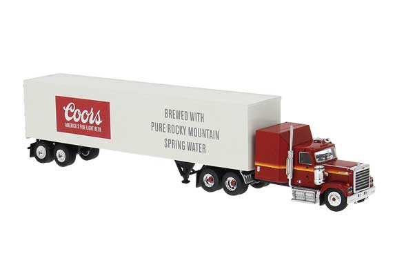 Brekina Chevrolet Bison Coors Tractor & Trailer
