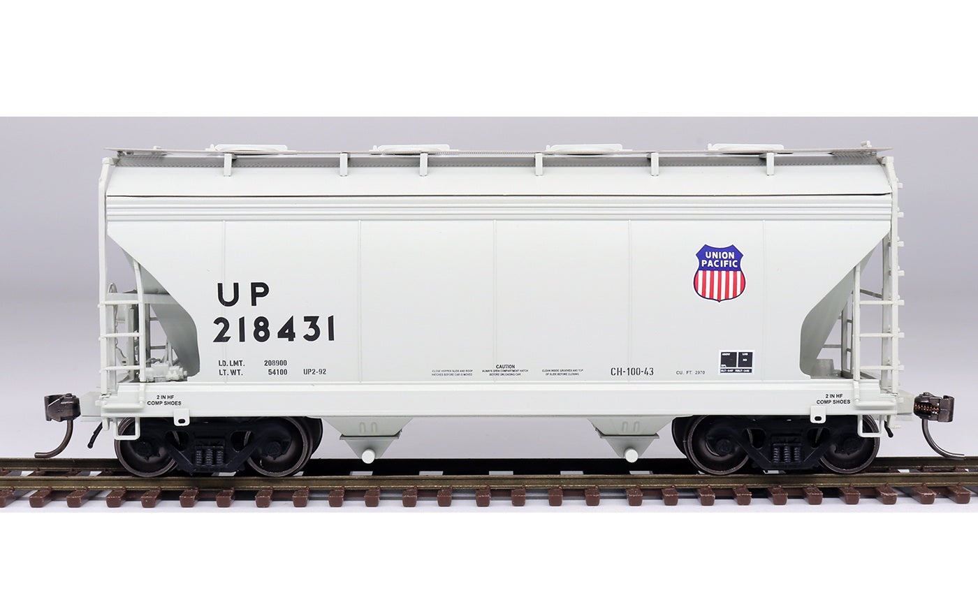 InterMountain ACF Center Flow 2-Bay Hopper (46539-08) | Union Pacific #218427 (UP Shield) | HO Scale