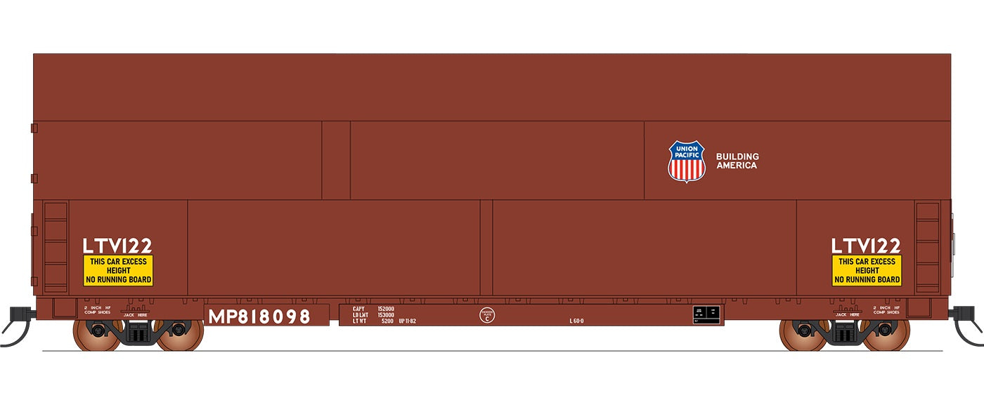 InterMountain Sky Box for Aerospace Loads - Union Pacific ex MP #818098 - HO Scale