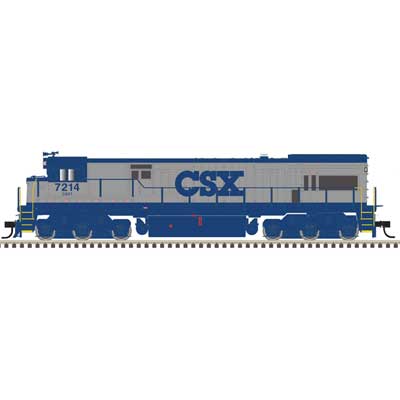 Atlas Master(R) Gold GE U30C Low Nose Phase II/III (10004891) | CSX #7214 | DCC & Sound | HO Scale