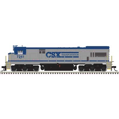 Atlas Master(R) Silver GE U30C Low Nose Phase II/III (10004781) | CSX #7241 | Standard DC | HO Scale