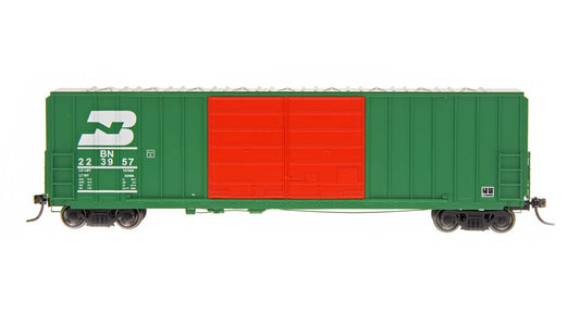 InterMountain 50' 5283 Cu Ft Double-Door Boxcar (48314-10) | Burlington Northern #223941 | HO Scale