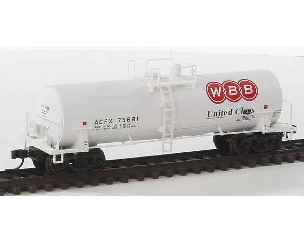 Atlas Kaolin Tank Car - WBB United Clays #75681 - N Scale (NOS)