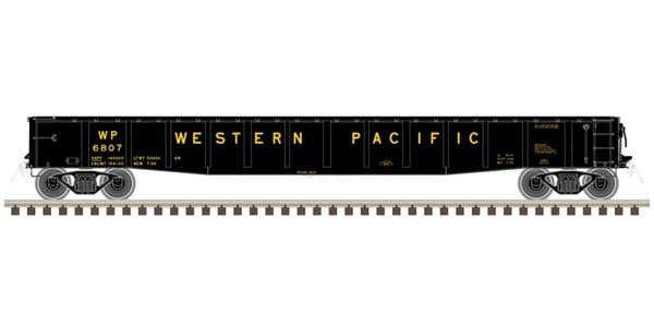 Atlas Master(R) ACF 70-Ton 52' Gondola (50006420) | Western Pacific #6807 | N Scale